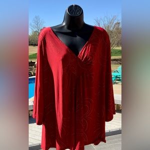 Stretchy, forgiving, elegant top